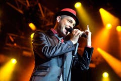 Roger Cicero bei seinem Auftritt am Montreux Jazz Festival im Jahr 2010. (Bild: Keystone)