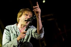 Der Star im Sittertobel: Campino, Sänger der Toten Hosen. (Bild: Luca Linder)