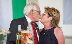Empfang Grossratspräsidentin Heidi Grau (Bild: Andrea Stalder)