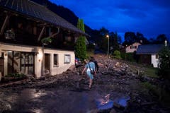 Das Weisstannental ist nicht zum ersten Mal von Naturgewalten heimgesucht worden. (Bild: Keystone)