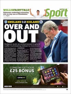 Metro Sport. (Bild: Printscreen)