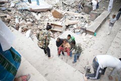 Powerful earthquake hits Nepal (Bild: Keystone)