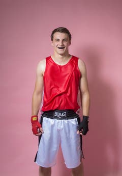 Amateur Fuat Zenuni, Jahrgang 1990, Box Club Aarau. (Bild: Benjamin Manser und Urs Bucher)