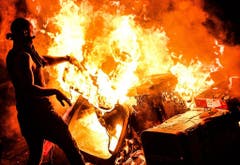 Protest against G20 Summit in Hamburg (Bild: Keystone)