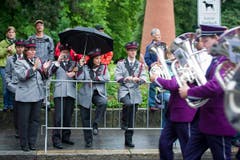 Selbst Musikerkollegen griffen zur Kamera, um Auftritte der Konkurrenz festzuhalten. (Bild: Michel Canonica)