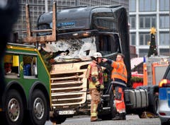Truck crashed into a Christmas market in Berlin (Bild: Keystone)
