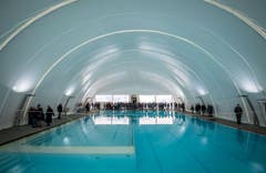 Die Luft in der Halle ist 29 bis 30 Grad warm. (Bild: Reto Martin)