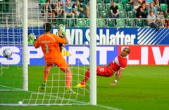 Der Ball ist drin - 0:1. (Bild: Urs Bucher)