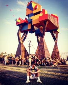Am Coachella-Festival in Kalifornien. (Bild: pd)