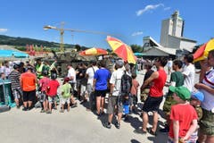Zahlreiche Besucher kamen ans Panzertreffen nach Bürglen. (Bild: Mario Testa)