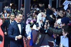 CR7 auf dem roten Teppich. (Bild: Keystone)