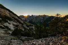 Der Alpstein, vom Staubern Grat aus gesehen. (Bild: Cyrill Schlauri)