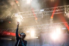 Im Licht der Scheinwerfer: Wiz Khalifa. (Bild: Urs Jaudas)