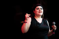 Auch Beth Ditto machte dem OpenAir ihre Aufwartung. (Bild: Benjamin Manser)