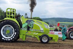 Mike Ritter aus Sargans (New Holland TVT 190) in der Kategorie Supersport 3,5t. (Bild: Nana do Carmo)