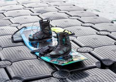 Wakeboard-Spektakel "Roughriderscup" in Romanshorn. (Bild: Andrea Stalder)