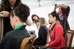 Hübsch, hübscher am schönsten: Kandidatinnen vor der Wahl. (Bild: Benjamin Manser)