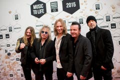 Seit Jahrzehnten erfolgreich: Die Band Gotthard mit dem aktuellen Sänger Nic Maeder (Mitte). (Bild: Keystone)