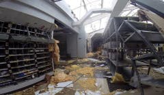 In St.Thomas, USA. Virgin Islands, wurde ein Postoffice zerstört. (Bild: IAN BROWN (AP))