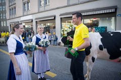 St. Gallen - Umzug Olma Olmaumzug durch die Stadt (Bild: Ralph Ribi)
