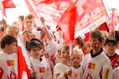 Der Hockey-Nachwuchs steht schon bereit. (Bild: Keystone)