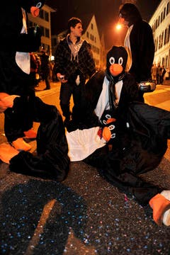 Die Pinguine sind unterwegs. (Bild: Reto Martin)