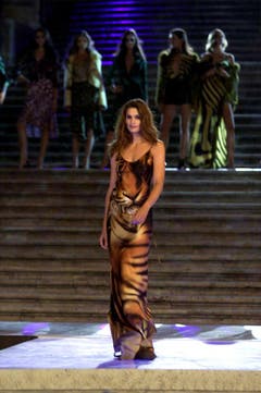 Elegant: Auftritt bei der Spanischen Treppe in Rom im Sommer 2000. (Bild: Keystone)