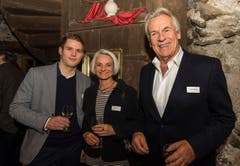 Von links nach rechts: Cornelius Speinle, Astrid Keller, Pepe Lienhard. (Bild: Andrea Stalder)