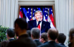 US elections party in Brussels (Bild: Keystone)