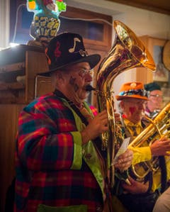 Beizenfasnacht mit Guggenmusik im Schöntal Ermatingen (Bild: Andrea Stalder)