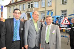Silvan Frischknecht, Beat Gähwiler Erich Baumann. (Bild: MARIO TESTA)