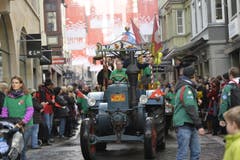 Schwere Maschinen am Umzug. (Bild: Ralph Ribi)