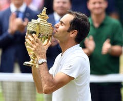 2017 Wimbledongegen Marin Cilic 6:3, 6:1, 6:4. (Bild: EPA/FACUNDO ARRIZABALAGA)