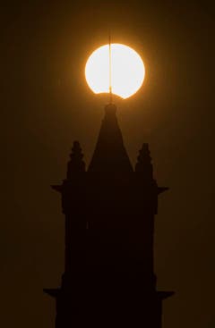 Solar Eclipse in Western France (Bild: Keystone)
