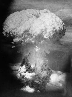 Der Atompilz über Nagasaki. (Bild: Keystone)