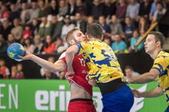 Handball: LŠnderspiel Schweiz - Bosnien (Bild: Michel Canonica)