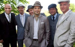 Roger Cicero mit seiner Band im Mai 2007 in Helsinki. (Bild: Keystone)