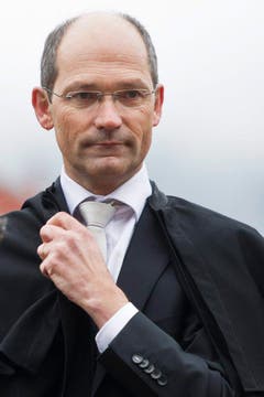 Besinnlicher Moment für Landammann Daniel Fässler. (Bild: Keystone)