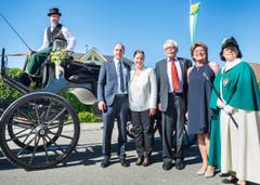 Empfang Grossratspräsidentin Heidi Grau (Bild: Andrea Stalder)