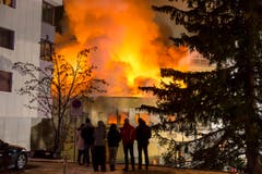 SCHWEIZ AROSA BRAND HOTEL (Bild: Keystone)