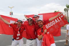 Gooal! Tatsächlich schoss die Schweiz Tore. (Bild: Keystone)