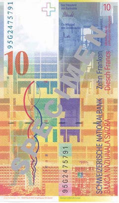 Bei der Auswahl der Notenpersönlichkeiten und ihren Werken berücksichtigte die SNB multidisziplinäre Kunstrichtungen wie Architektur, Musik, darstellende Kunst sowie Literatur und trug der Sprach- und Kulturvielfalt der Schweiz Rechnung. (Zeichnung: Justizpalast Chandigarh, Sekretariatsfassade, Modulor, Sekretariatsgebäude) (Bild: Archiv der SNB)