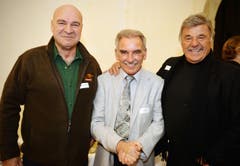 Guido Leutenegger, Bauchredner Kliby und Hausi Leutenegger. (Bild: Reto Martin)