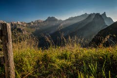 Zurück in die Ostschweiz: Das Alpsteinmassiv mit Säntis, vom Schäfler aus gesehen. (Bild: Cyrill Schlauri)
