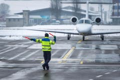 WEF-Hochbetrieb auf dem Flugplatz Altenrhein: Medienrundgang (Bild: Michel Canonica)