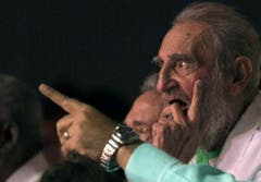 Fidel Castro im Rahmen seiner Feier zum 90. Geburtstag im «Karl Marx»-Theater in Kuba im August 2016. (Bild: Ismael Francisco)