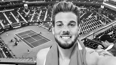 Etienne Ettlinger besuchte das Tennisturnier von Indian Wells und sah die Partie zwischen Roger Federer und Rafael Nadal. (Bild: pd)
