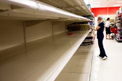 Auch in Gainesville, Florida, ist das Wasser vorübergehend ausverkauft. (Bild: Keystone)