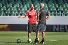 PK und Training Schweiz. Nationalmannschaft (Bild: Michel Canonica)