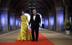Amsterdams Bürgermeister Eberhard van der Laan mit seiner Gattin. (Bild: Keystone)